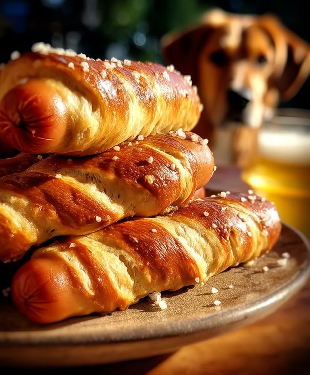 Hunde Brezeln backen