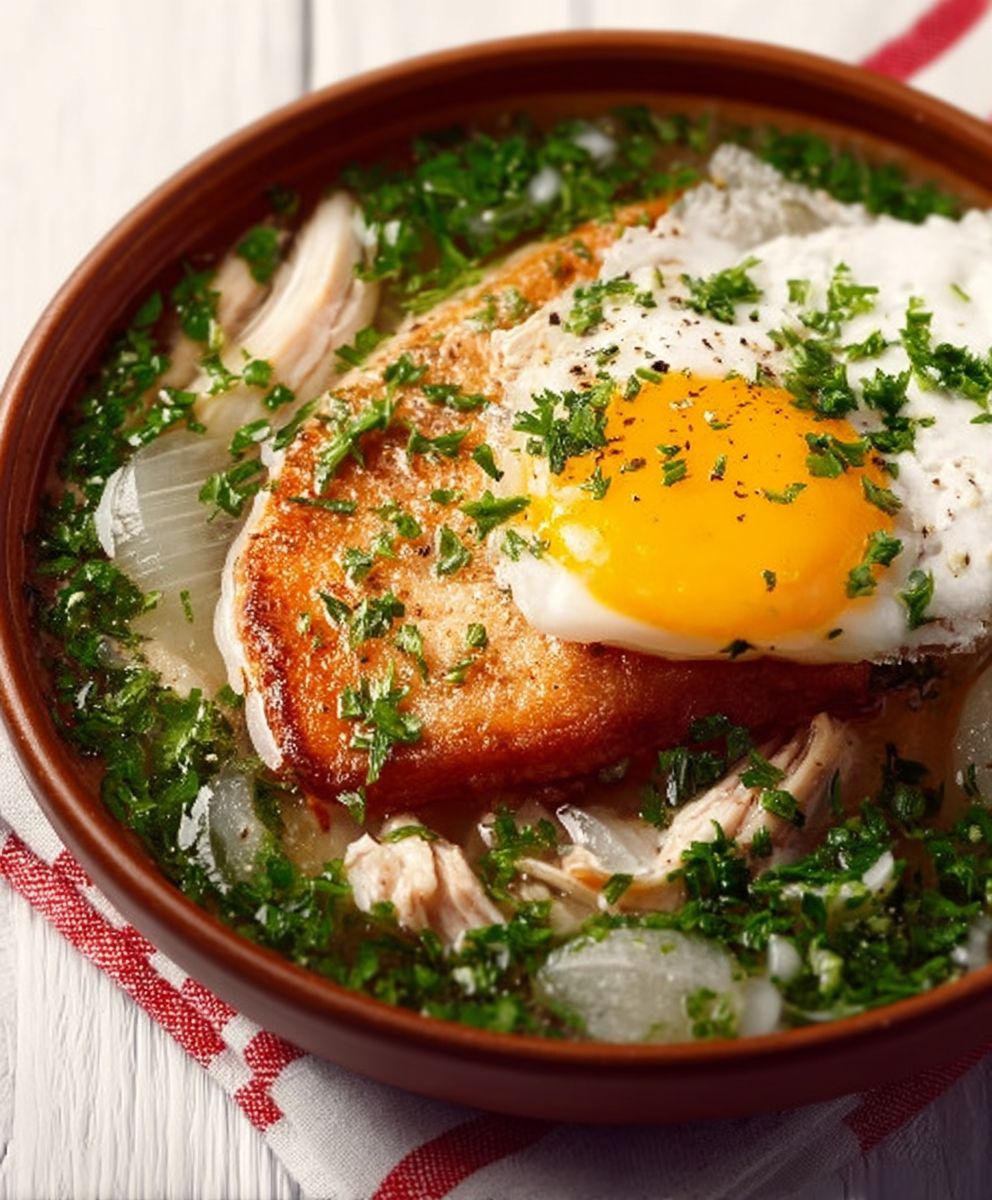 Knoblauch Geflügelsuppe kochen