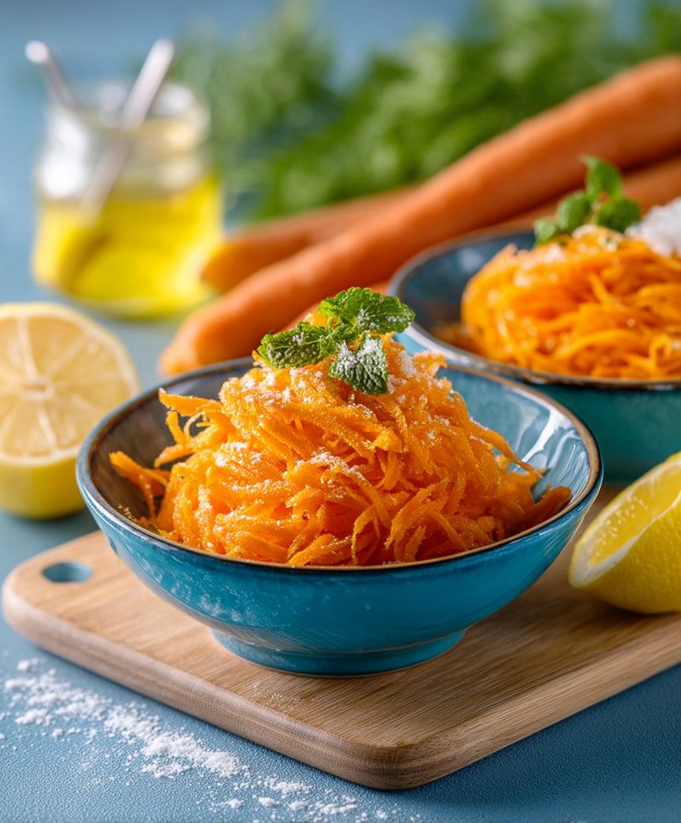 Karottensalat einfach schnell zubereiten