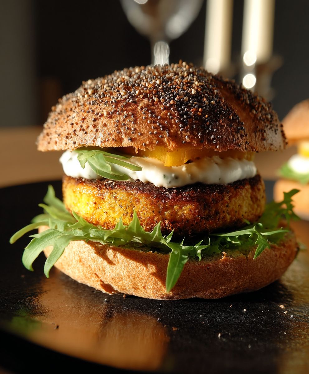 Vegetarischer Burger einfach zubereiten
