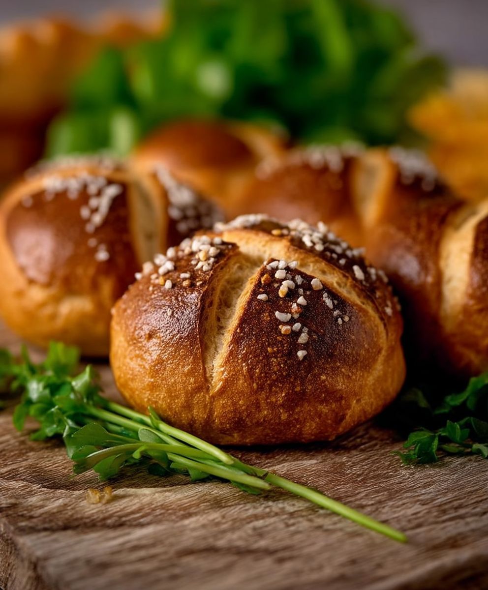 Laugenbrötchen grillen