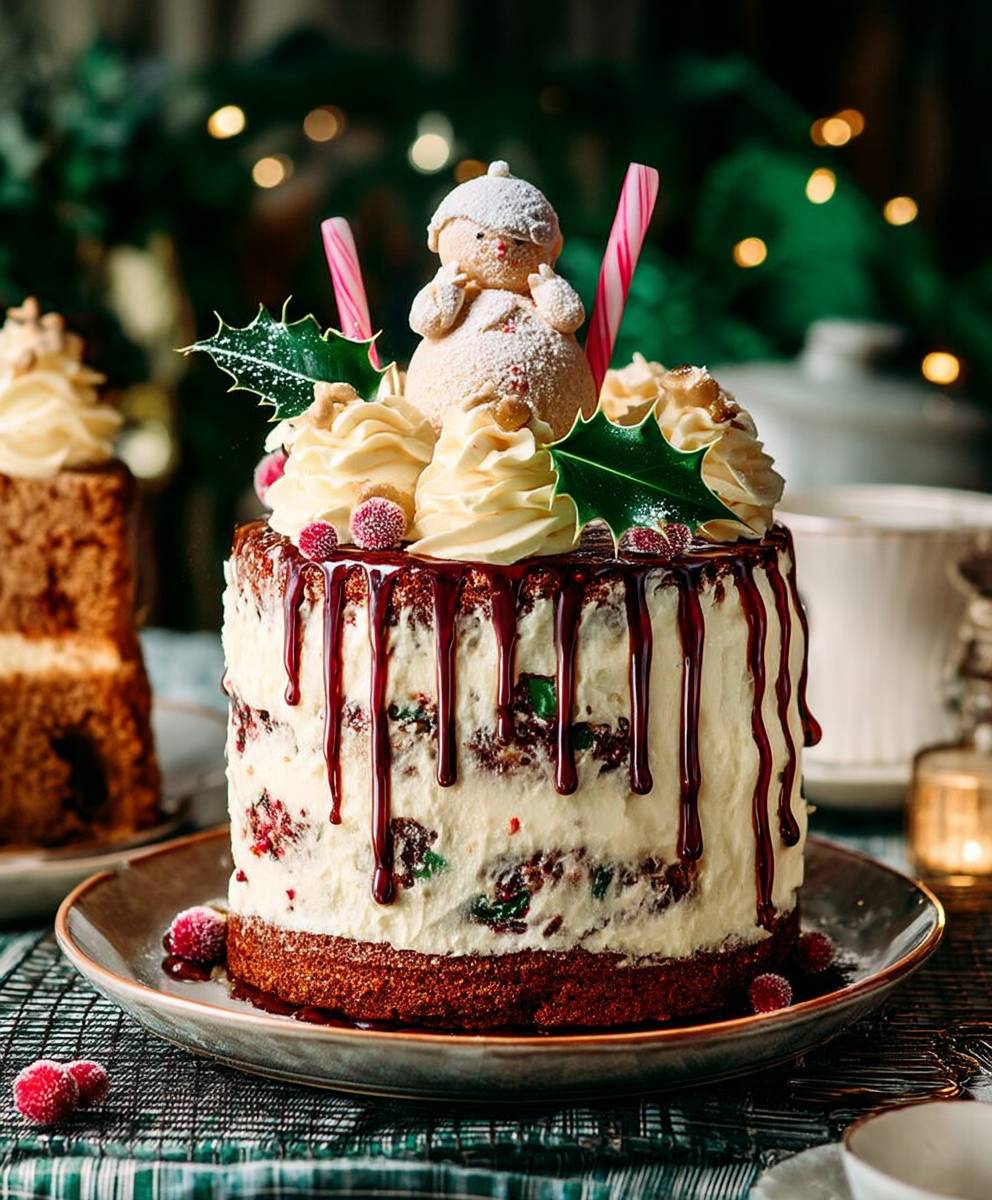Weihnachtstorte backen