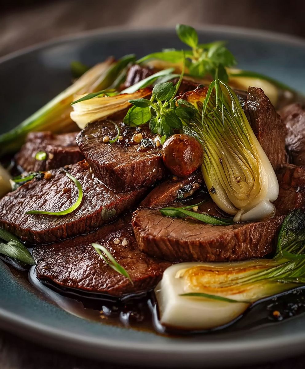 Rindfleisch mit Chicoree