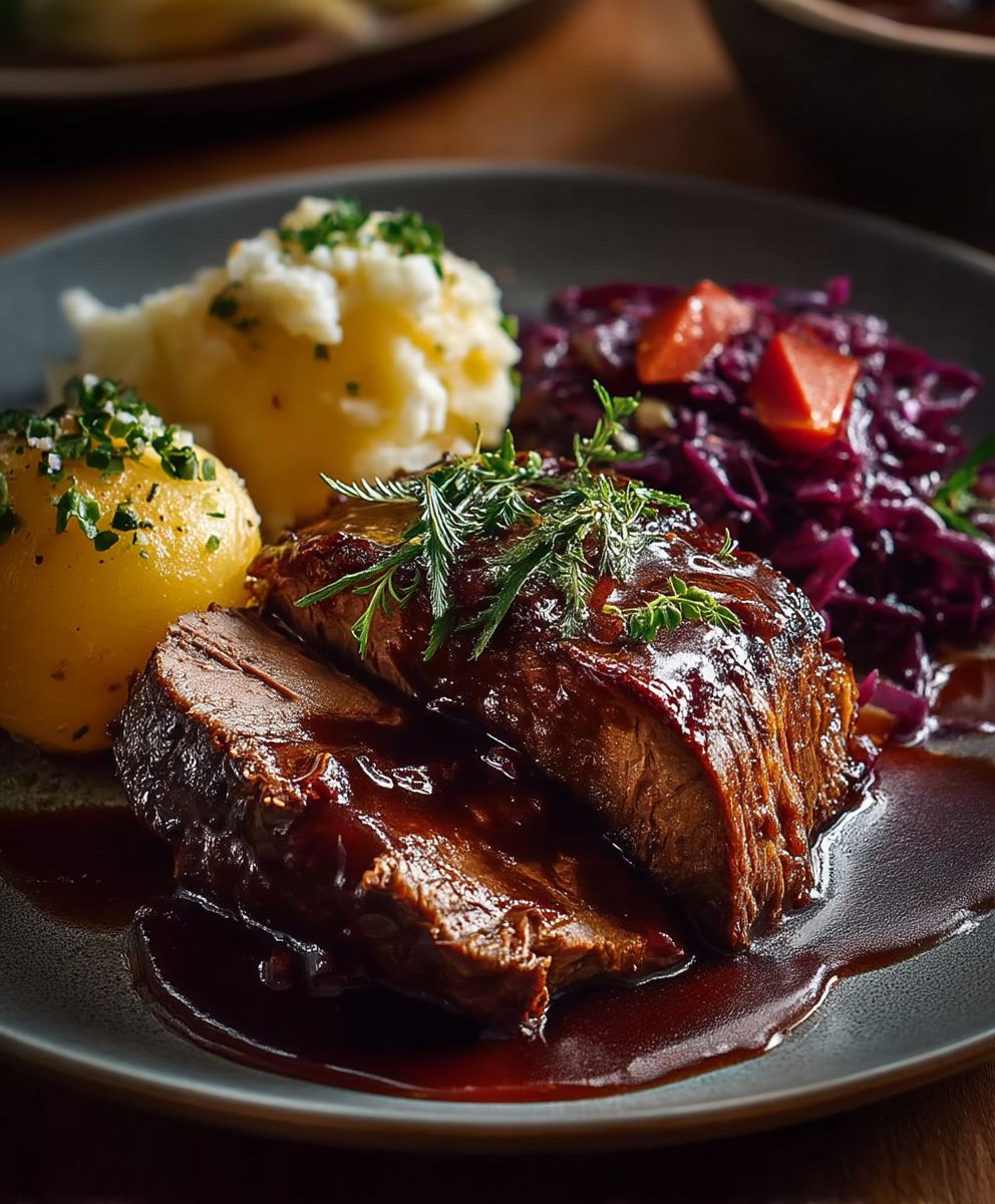 Sauerbraten klassisch deutsch