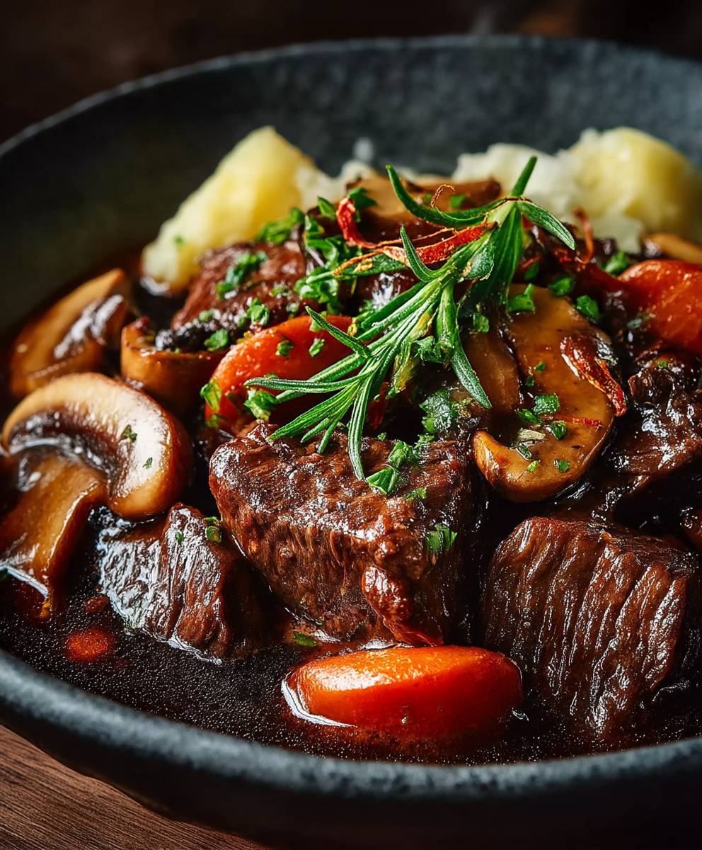 Boeuf Bourguignon zubereiten