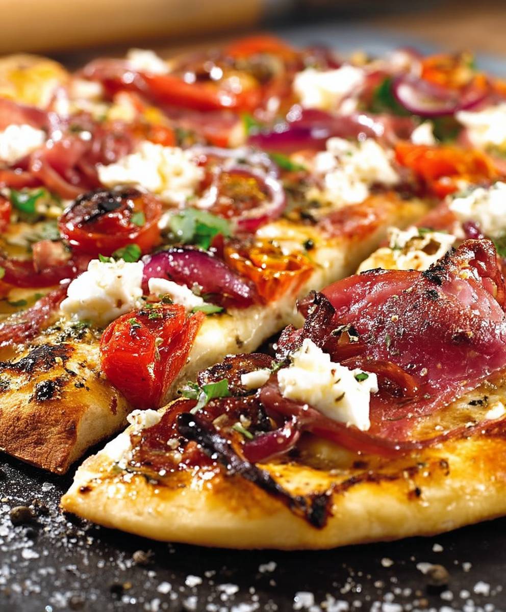Schinken Paprika Pizza
