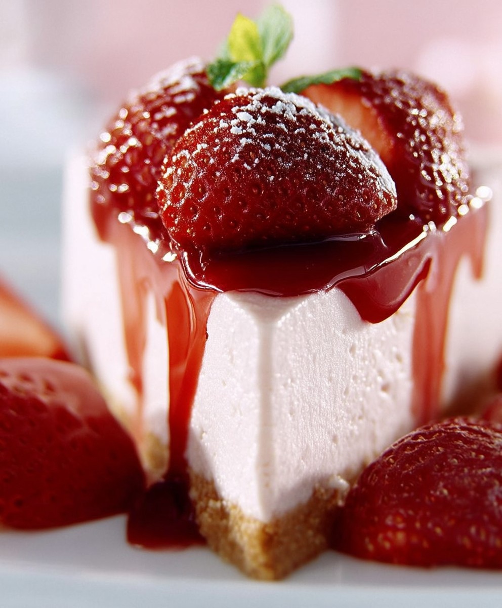 Erdbeerkuchen mit Frischkäse