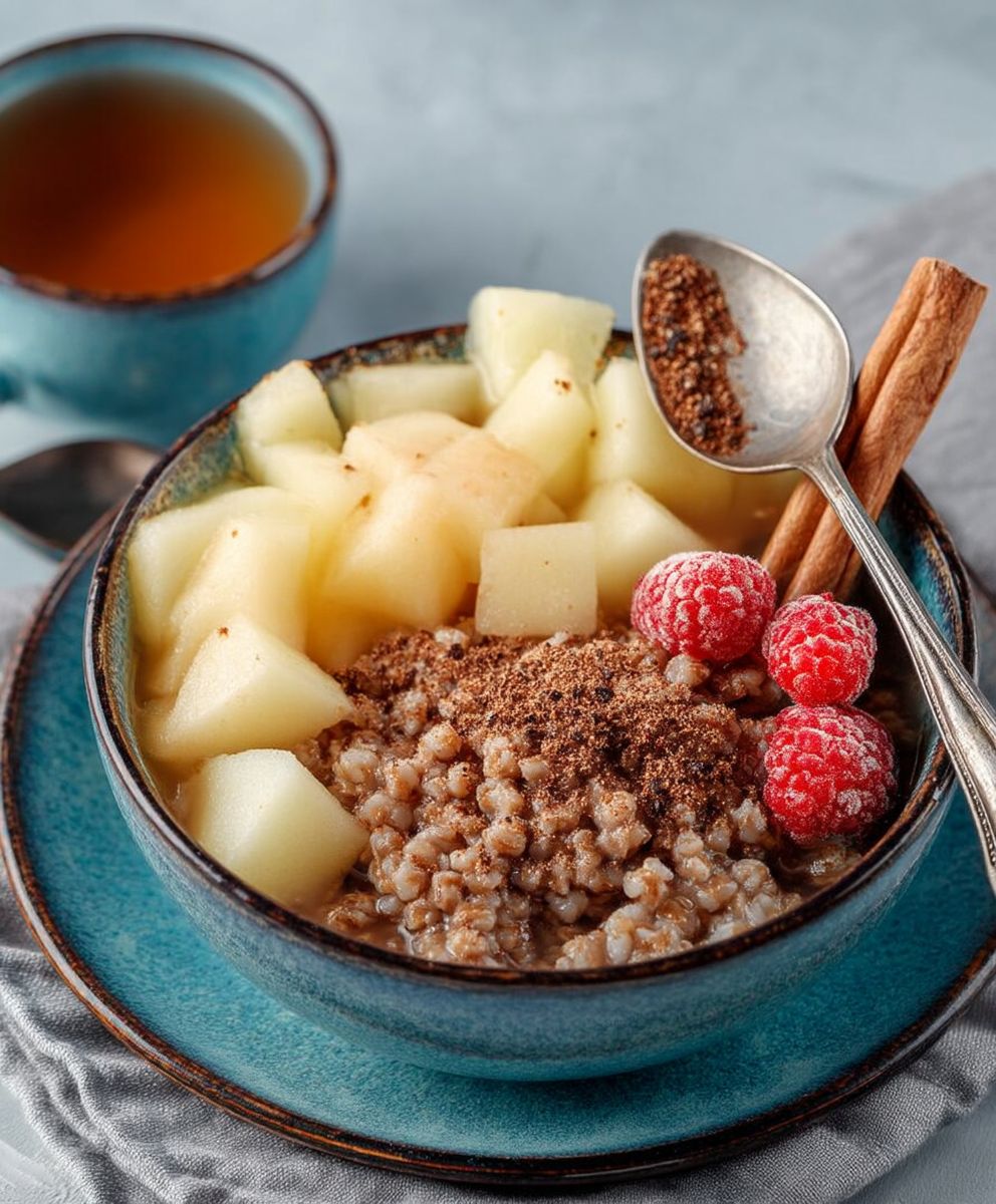 Buchweizen Porridge gesund und lecker