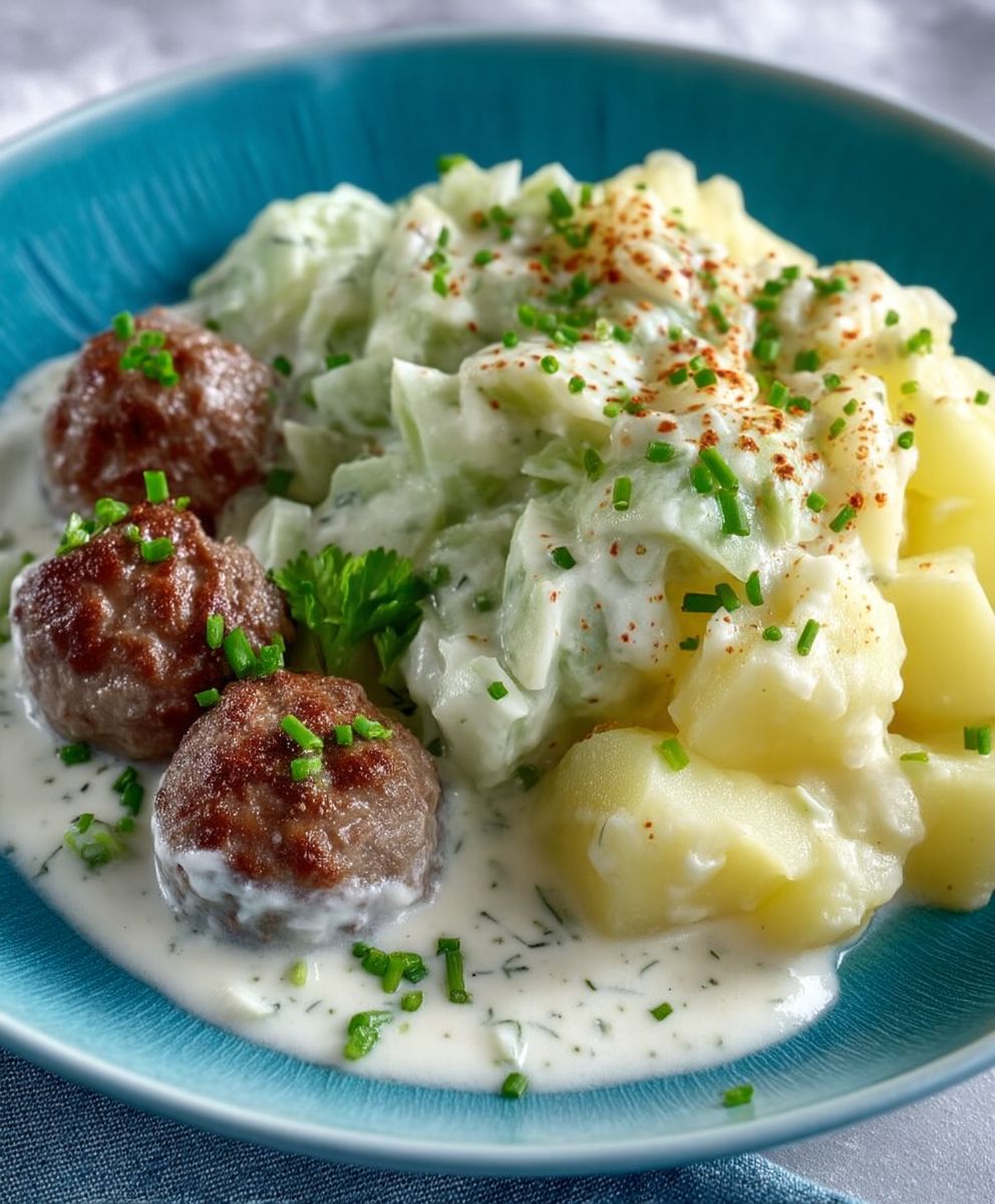 Rahmkohlrabi cremige Soße
