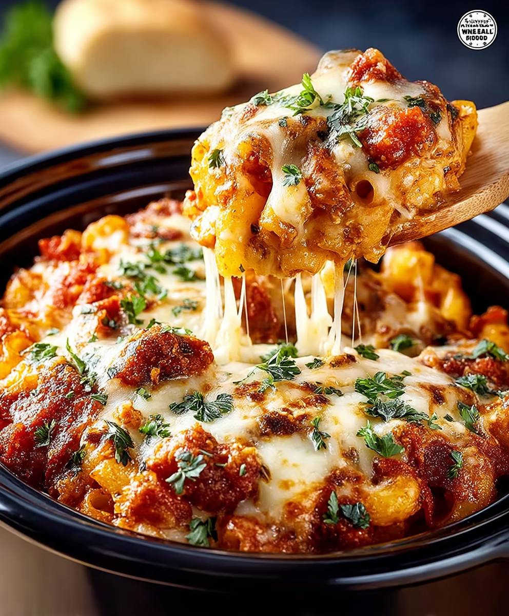 Pizza Auflauf Slow Cooker