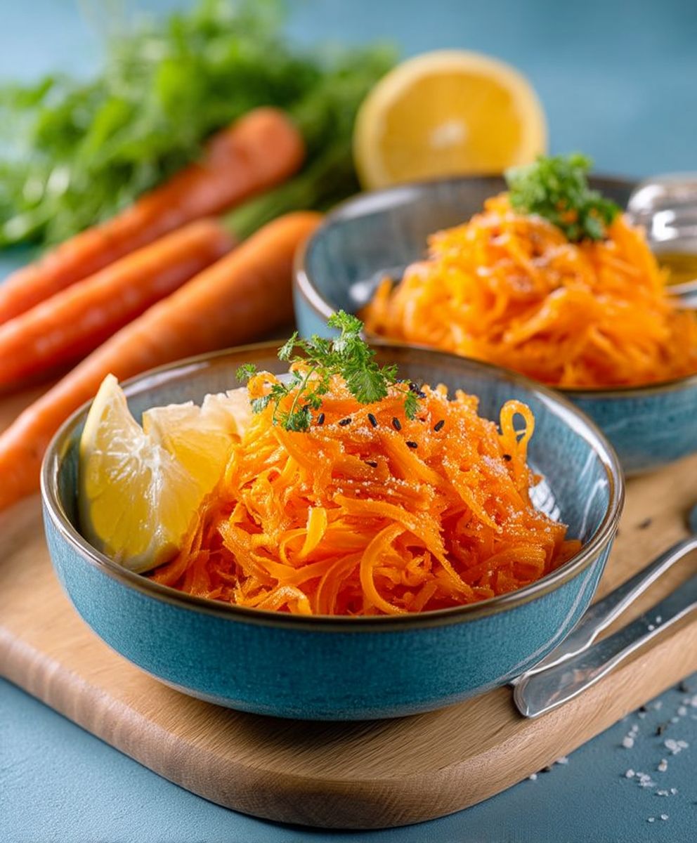 Karottensalat einfach schnell zubereiten