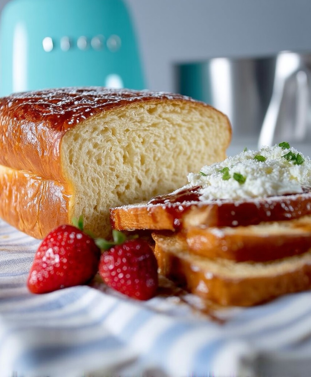 Brioche Toastbrot Frühstück selber machen