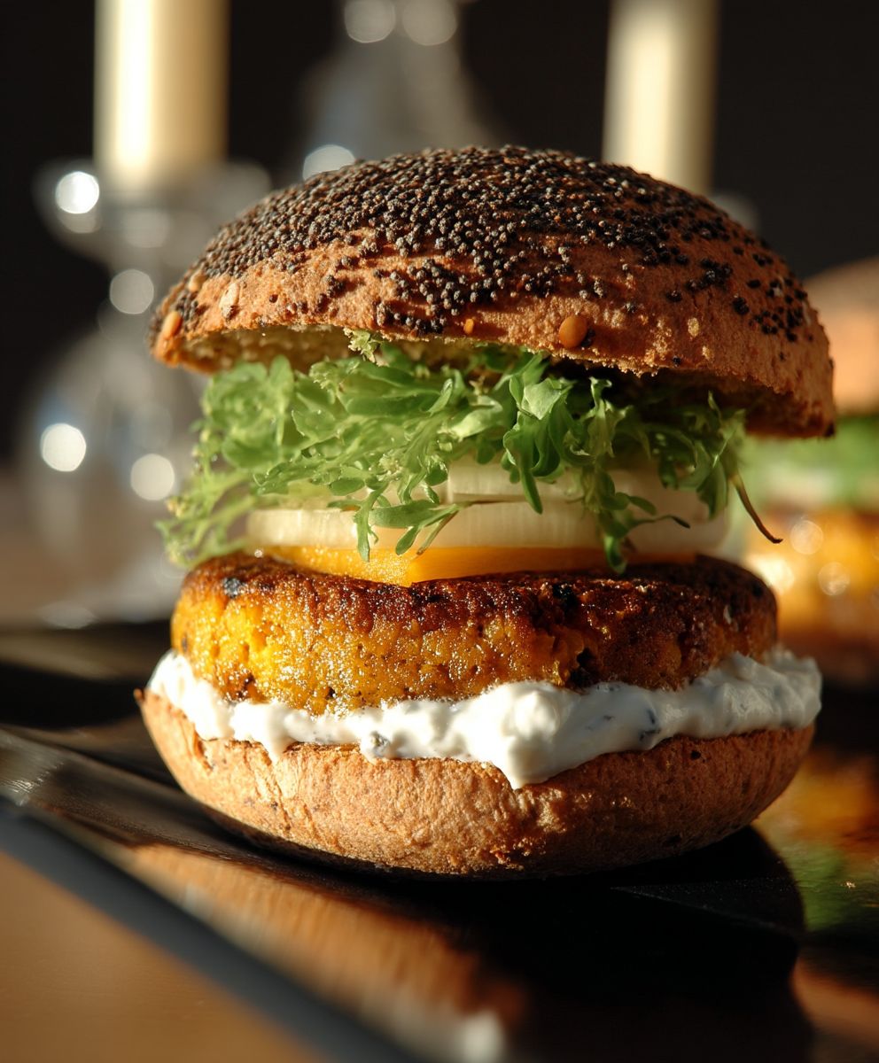 Vegetarischer Burger einfach zubereiten