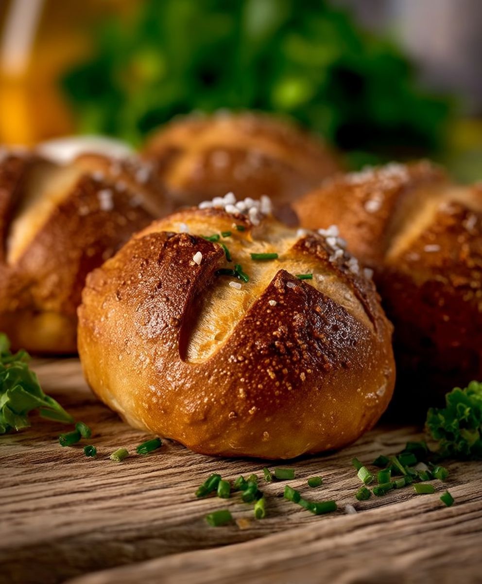Laugenbrötchen grillen