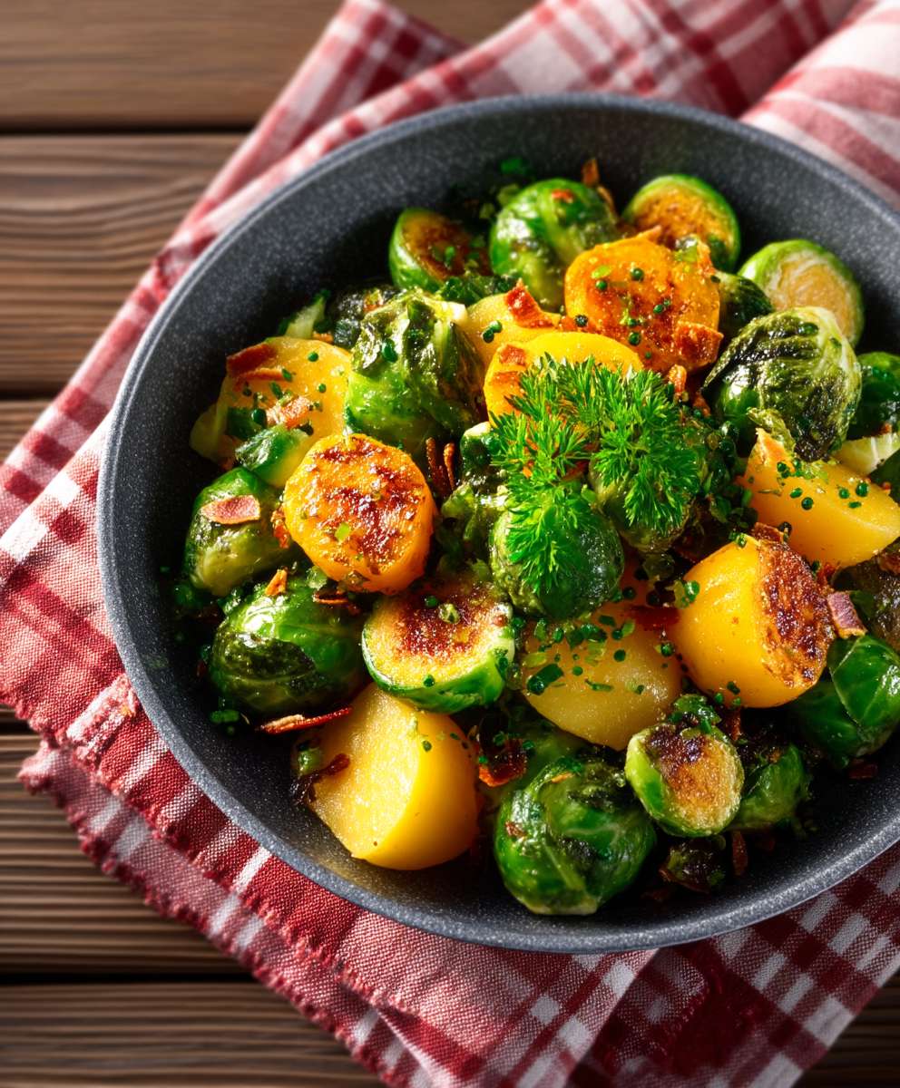 Rosenkohl Kartoffel Pfanne