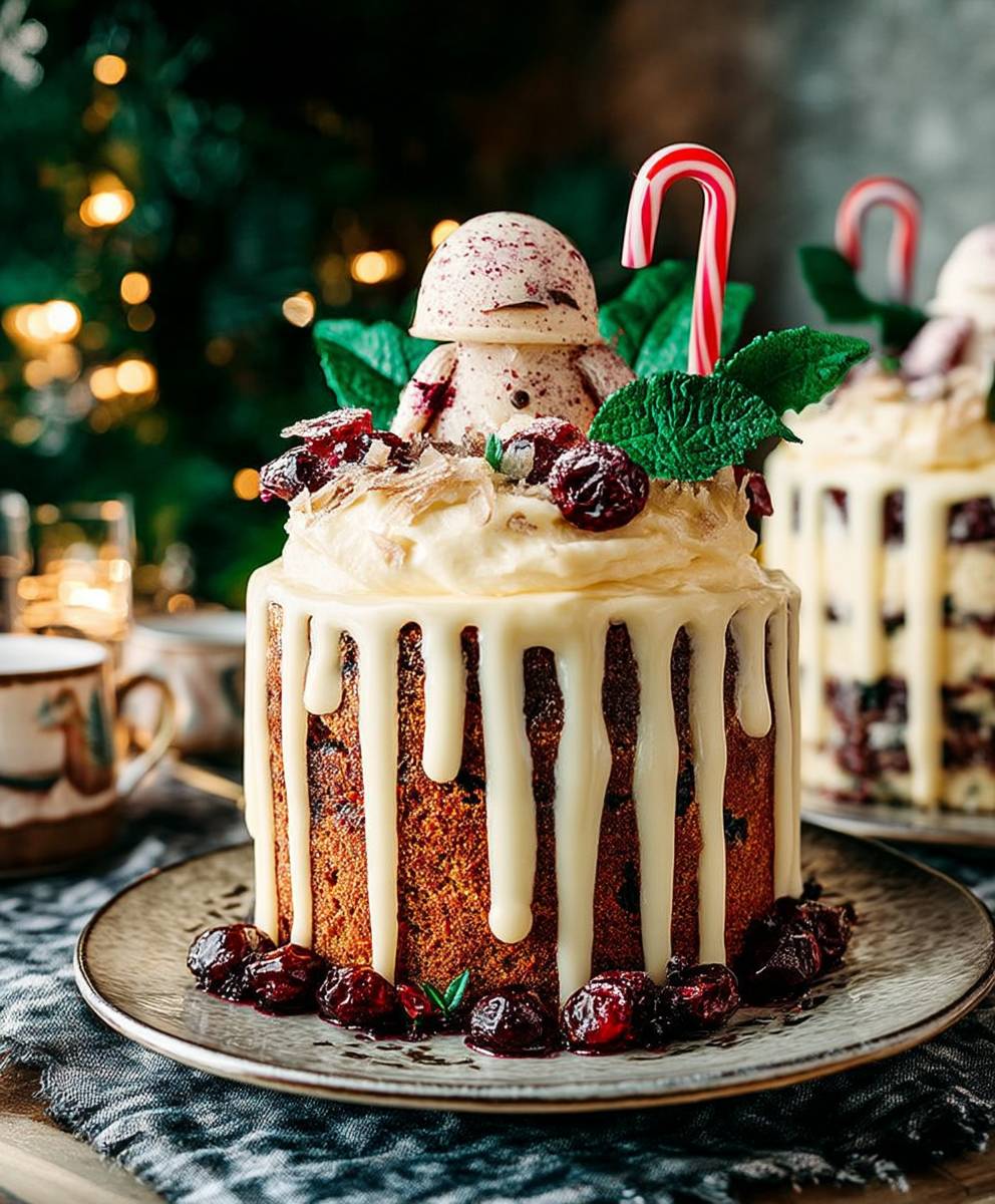 Weihnachtstorte backen