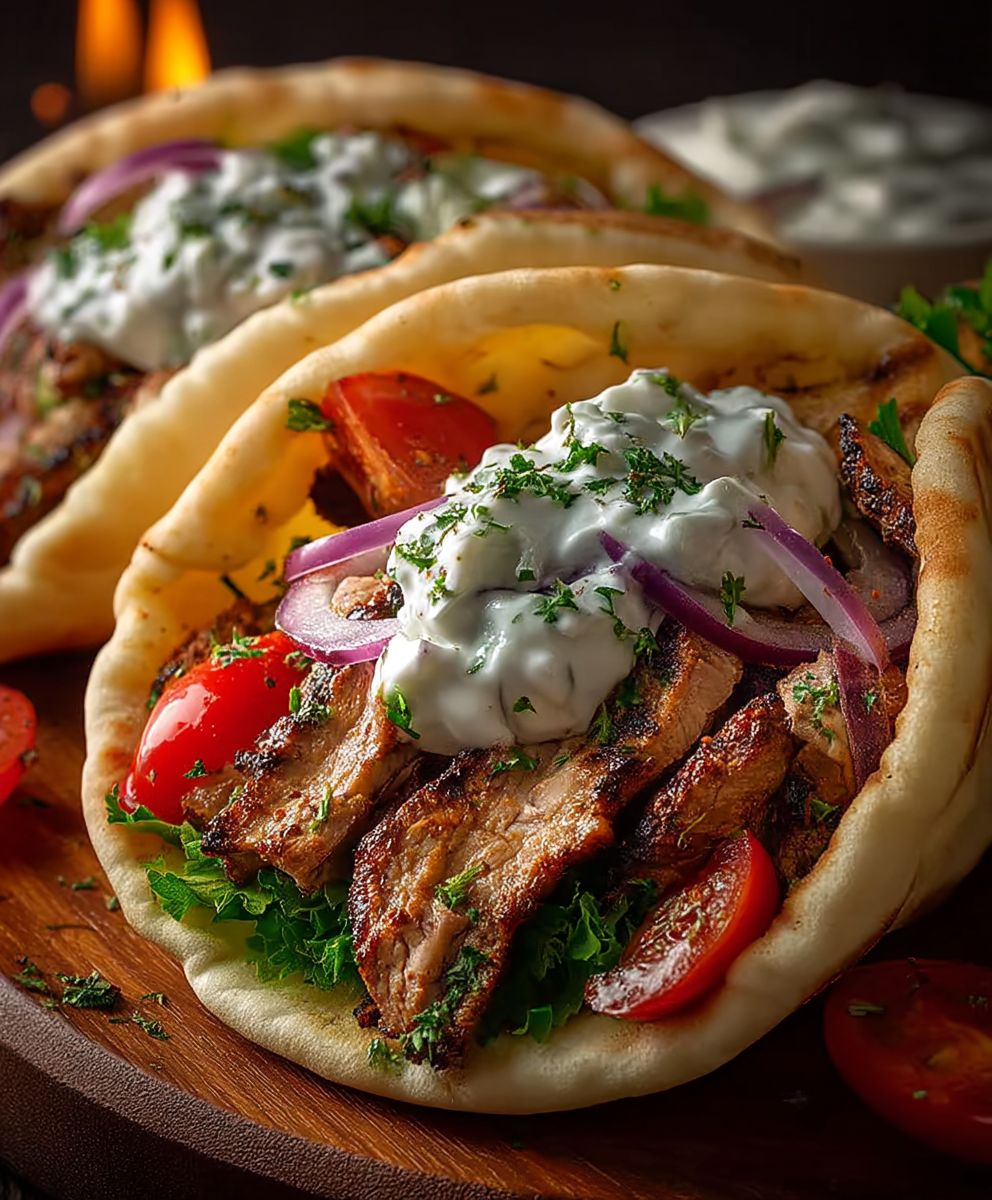 Gyros mit Tzatziki