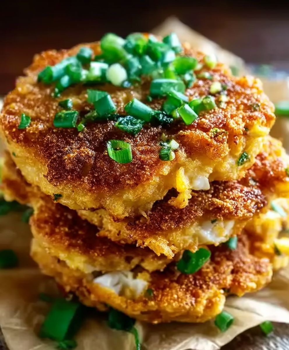 Blumenkohl Hashbrown Puffer