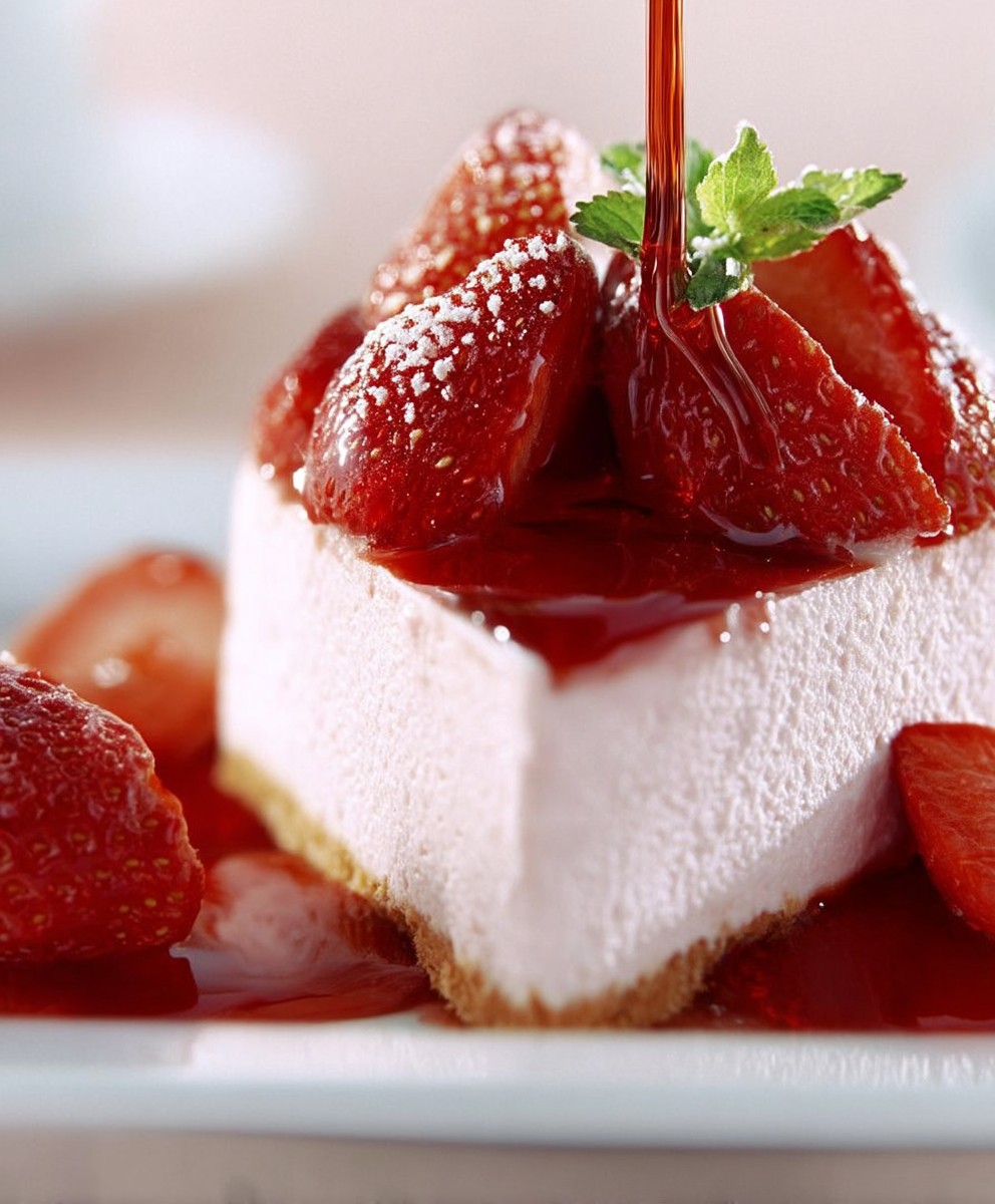 Erdbeerkuchen mit Frischkäse