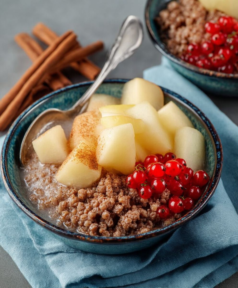 Buchweizen Porridge gesund und lecker