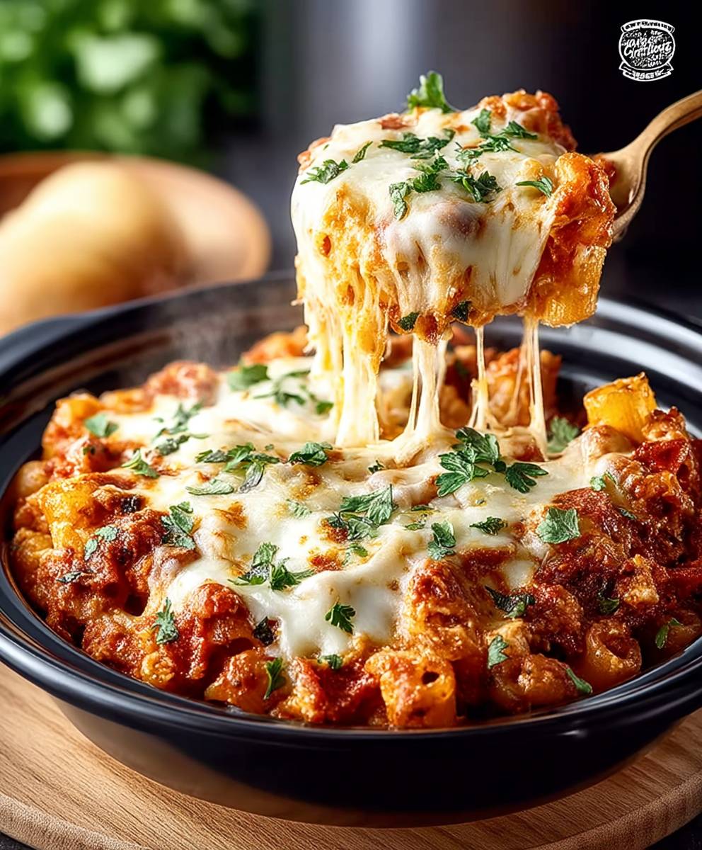 Pizza Auflauf Slow Cooker