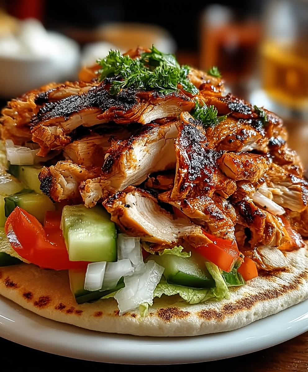 Hähnchen Shawarma Gyros