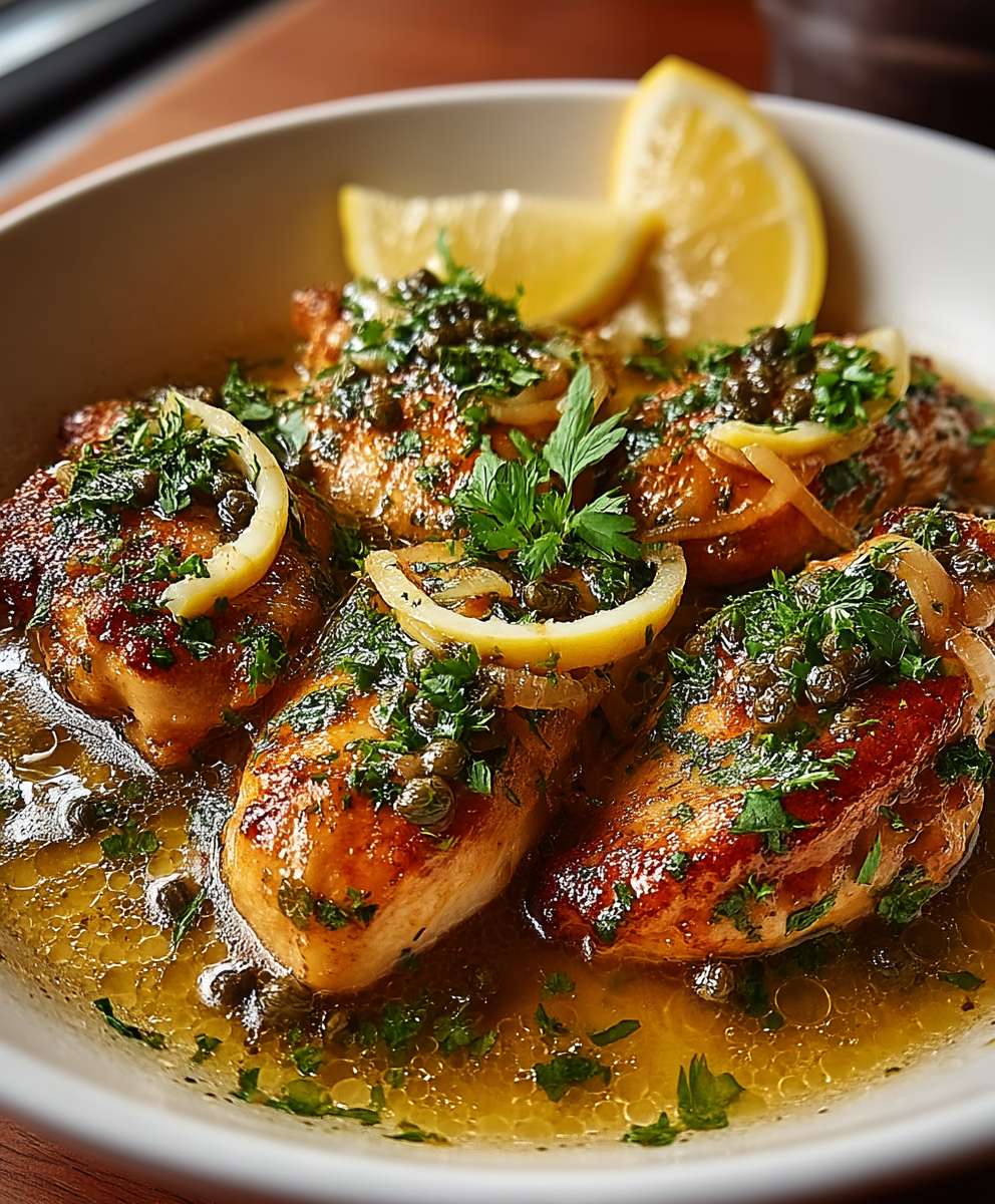 Hähnchen Piccata zubereiten
