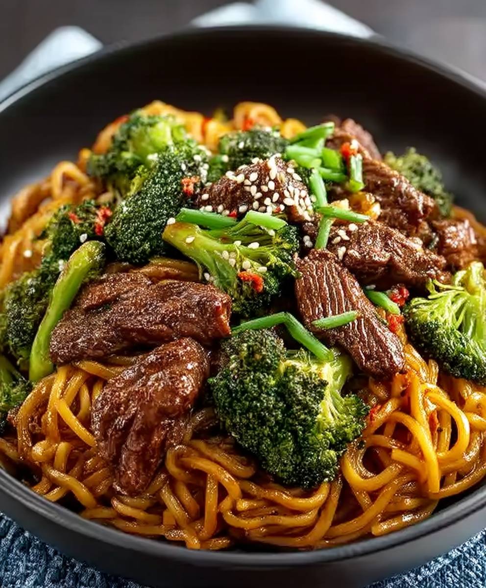 Rindfleisch Brokkoli Lo Mein
