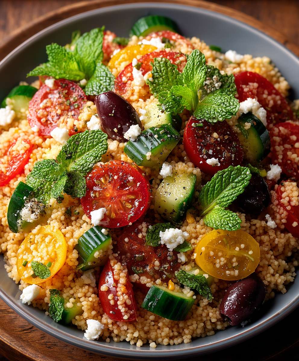 Mediterraner Couscous Salat