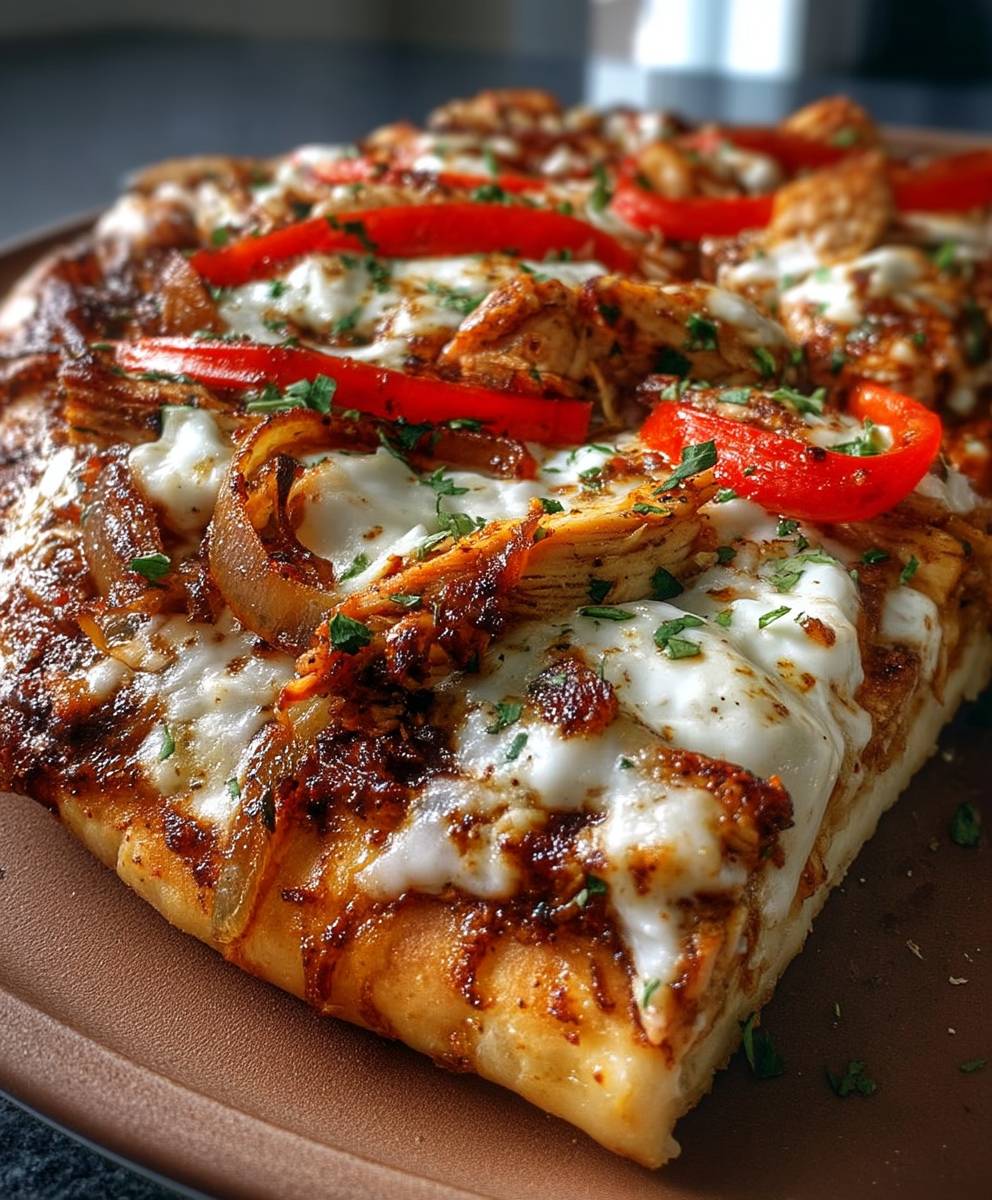 Naan Pizza Hähnchen
