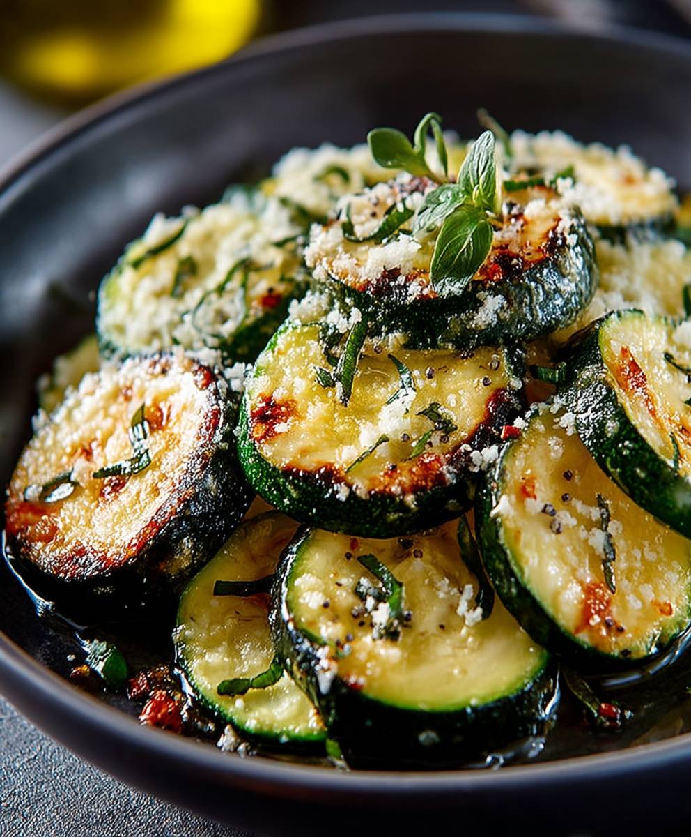 Geröstete Zucchini einfach zubereiten
