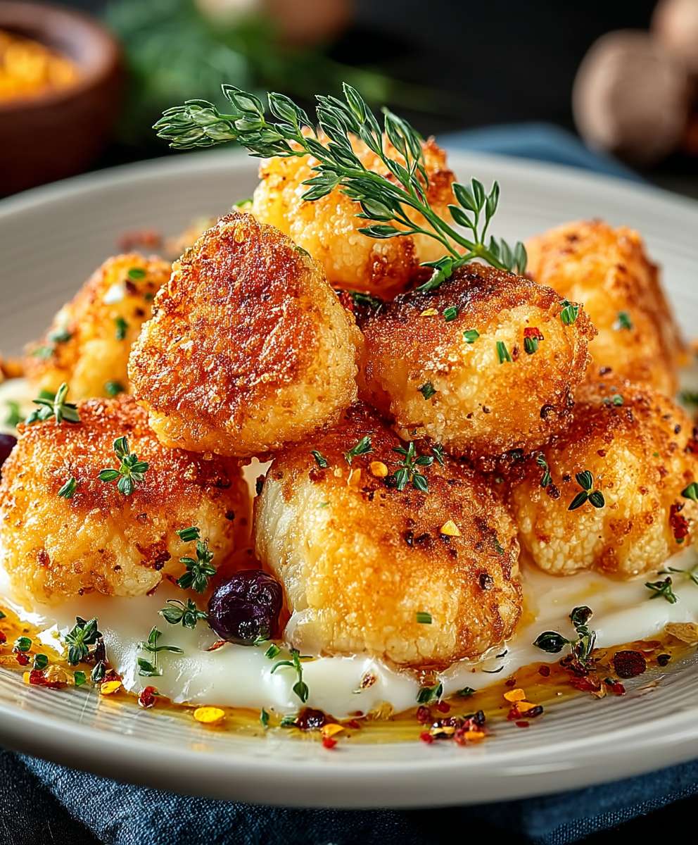 Keto Blumenkohl Häppchen Low Carb
