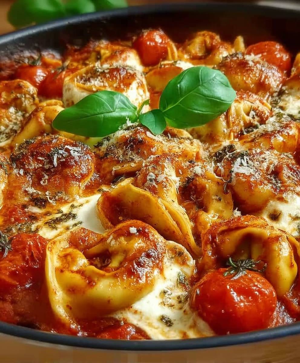 Tortelloni Auflauf Tomate Mozzarella