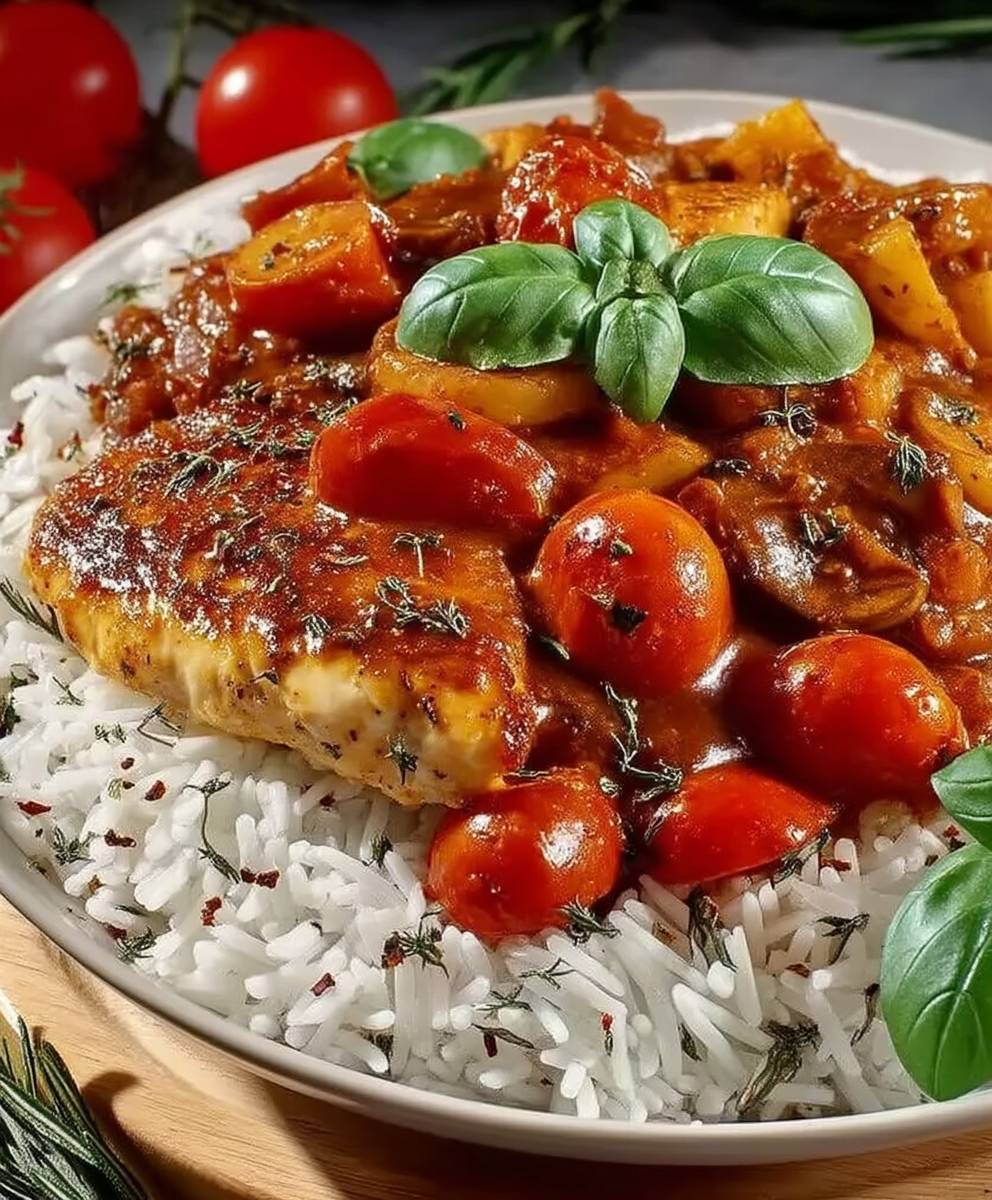 Hähnchenbrust Tomate Mozzarella