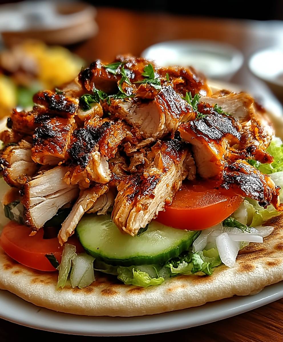 Hähnchen Shawarma Gyros