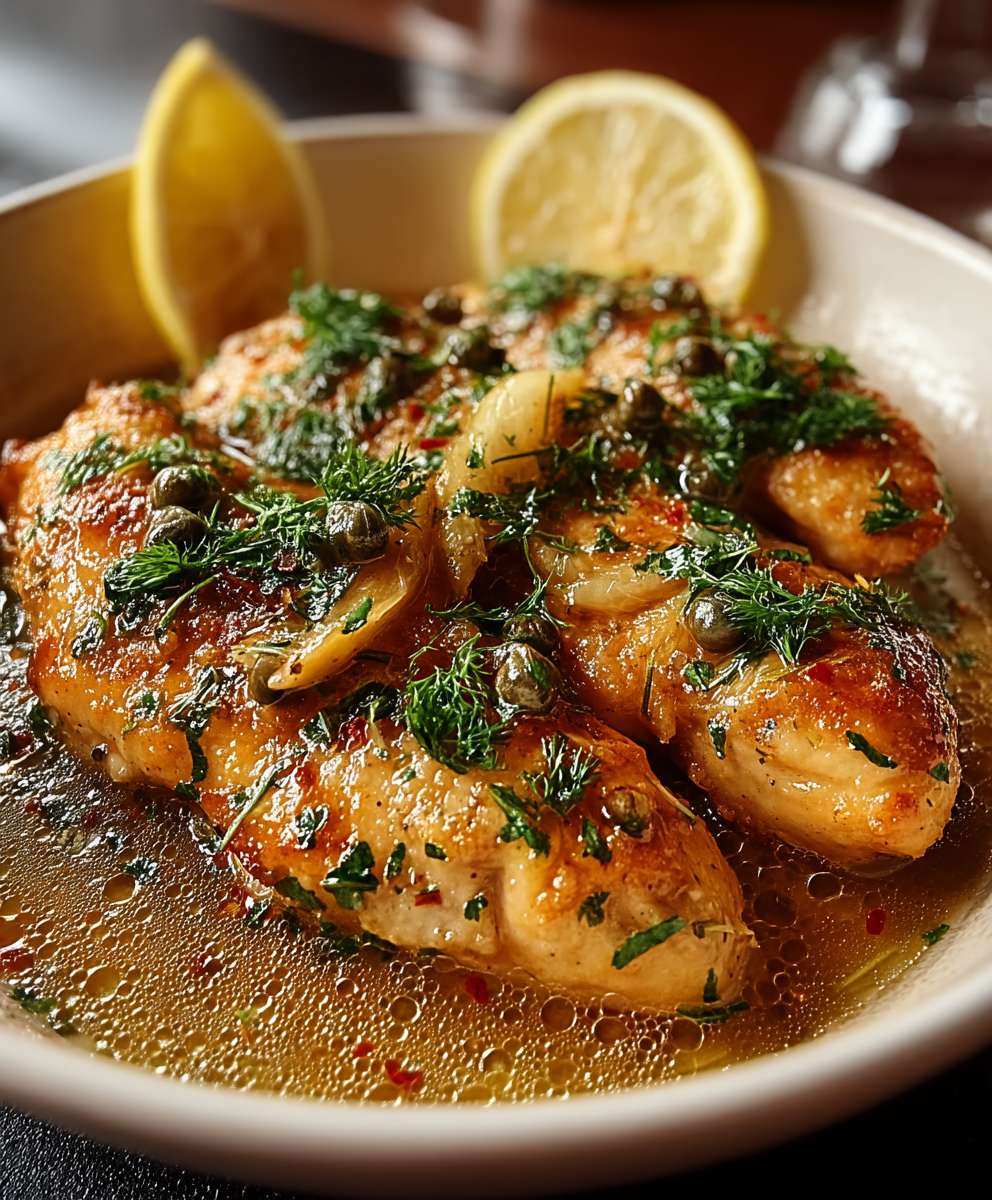 Hähnchen Piccata zubereiten