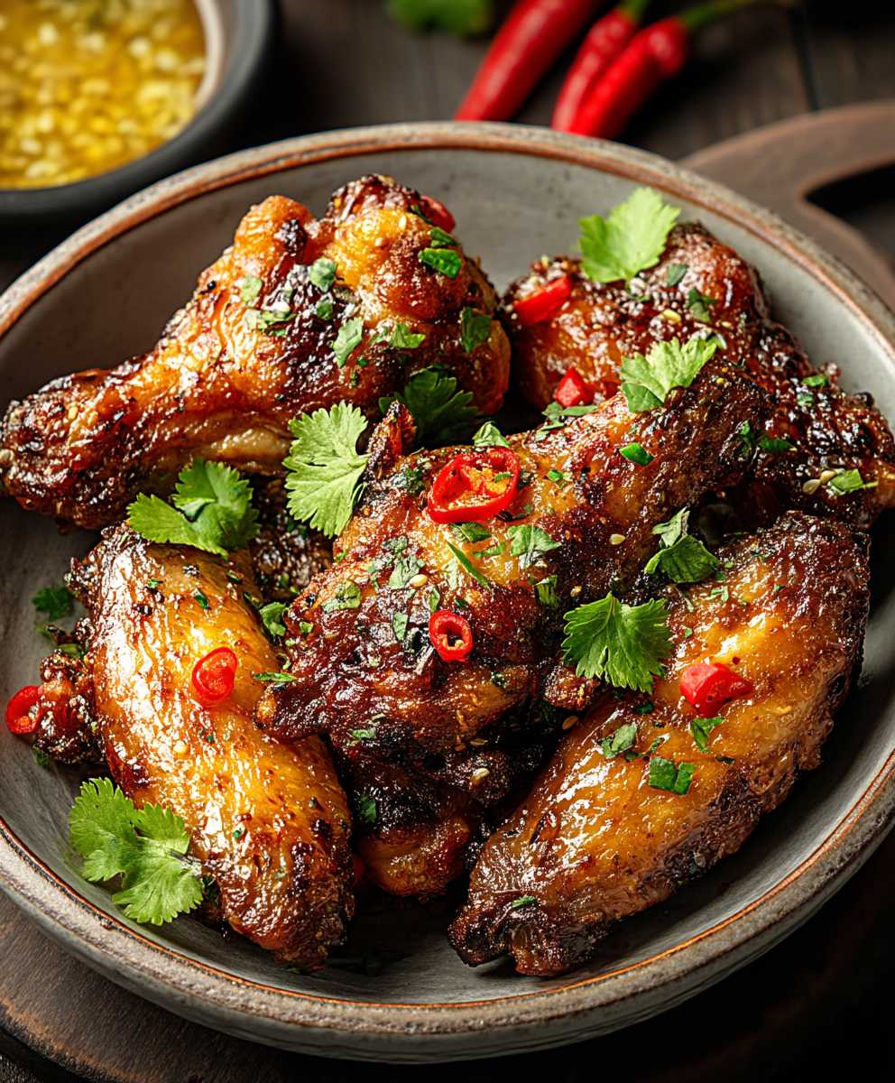 Air Fryer Hähnchenflügel Zitronengras