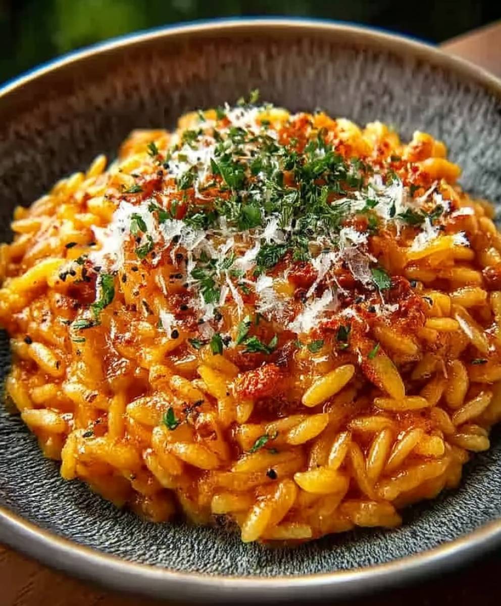 Nduja Orzo Italienisches Gericht