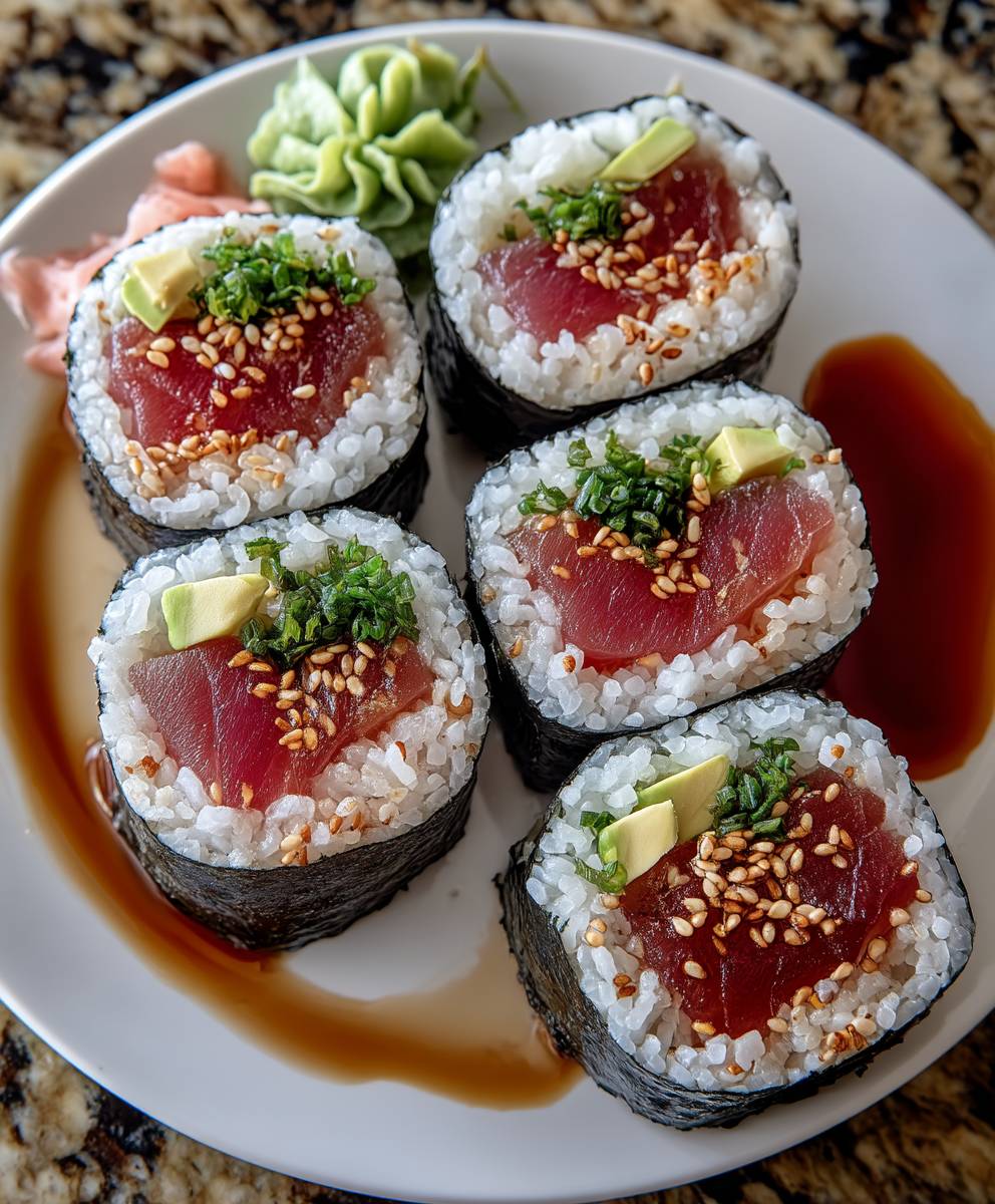 Thunfisch Sushi selber machen
