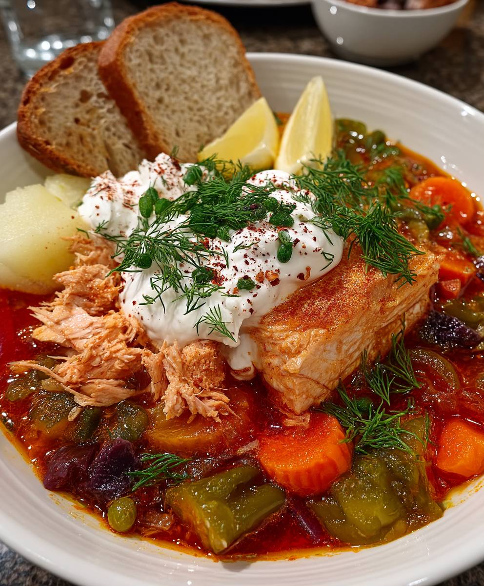 Fisch Soljanka kochen