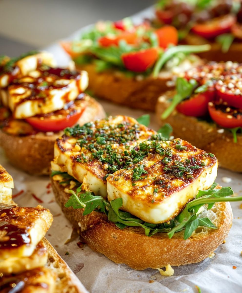 Halloumi Baguette zubereiten