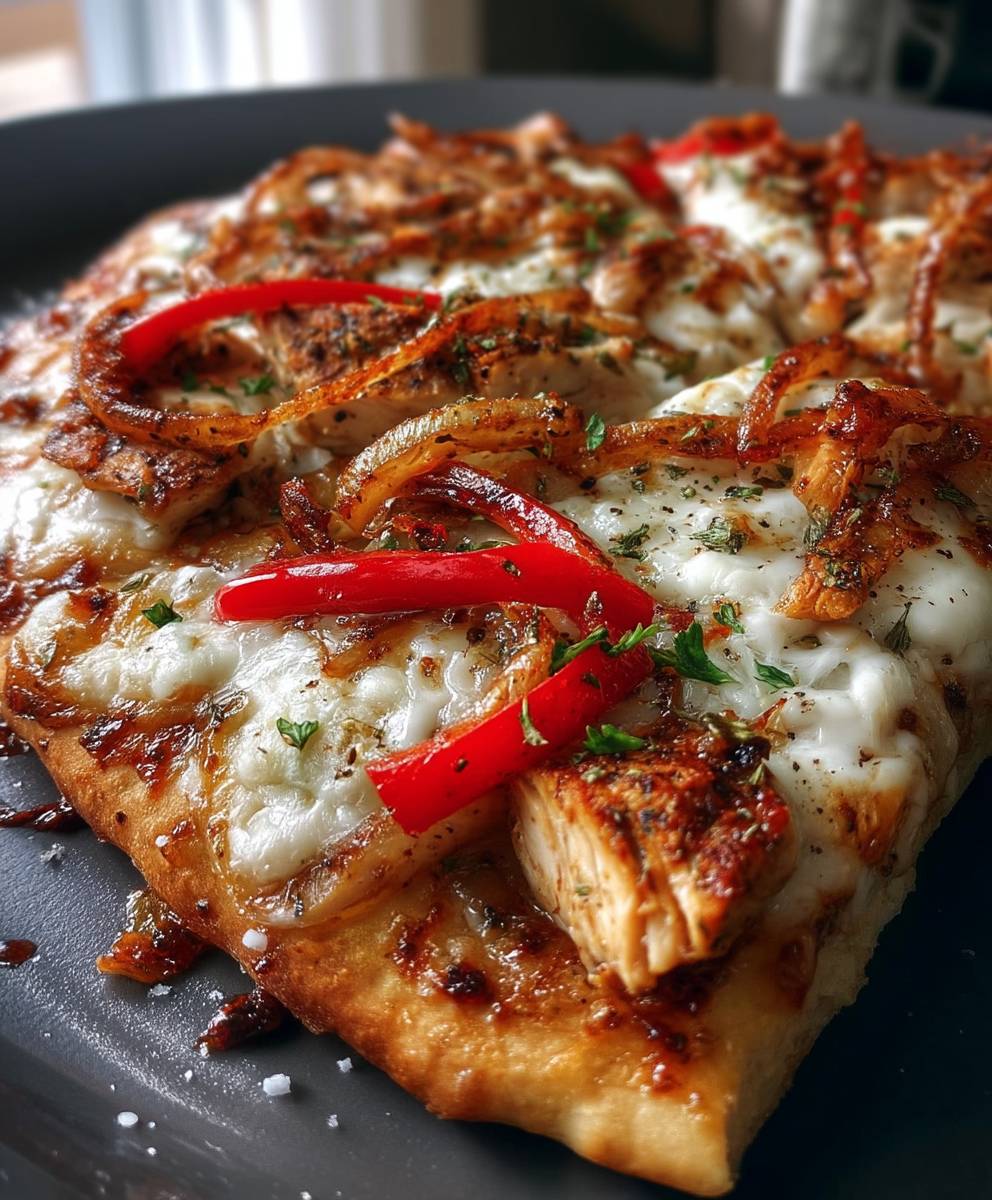 Naan Pizza Hähnchen