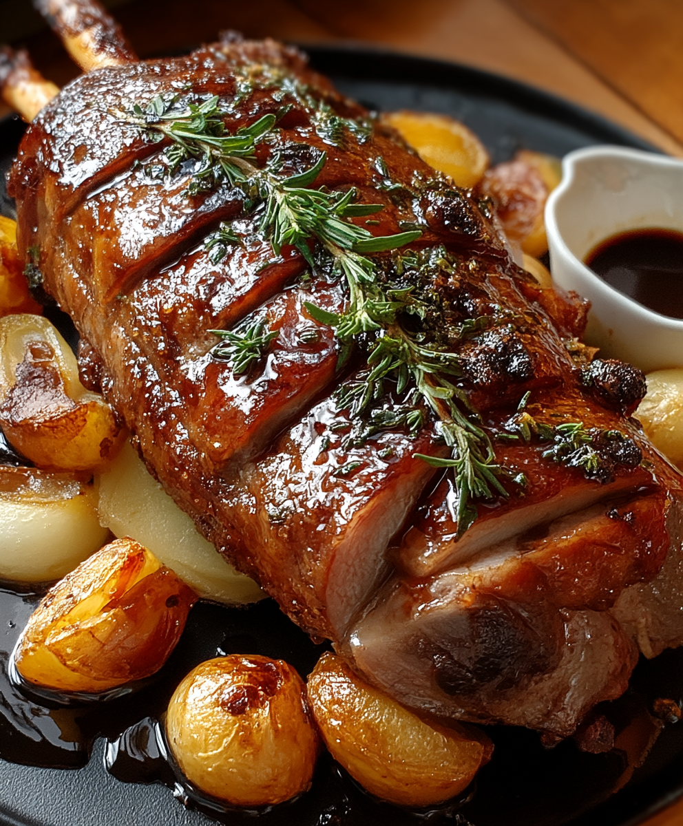 Lammkeule braten