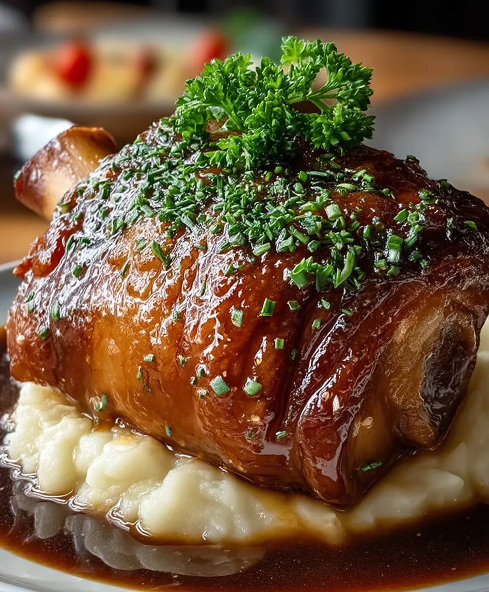 Knusprige Schweinshaxe zubereiten