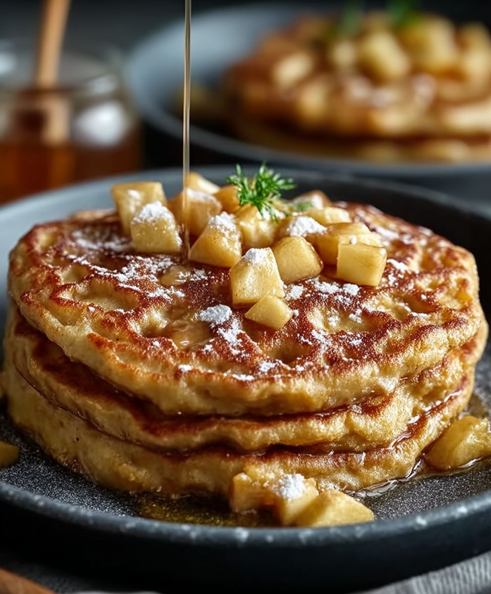 Apfelpfannkuchen aus dem Ofen