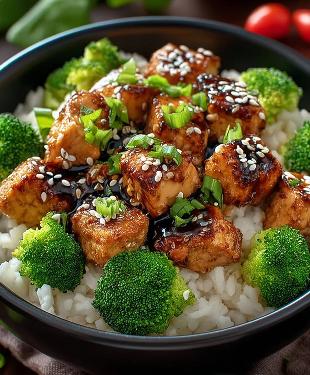 Chicken Teriyaki Brokkoli Reis
