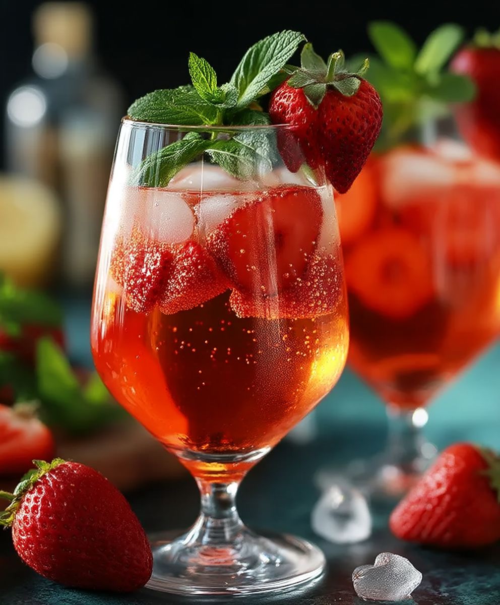 Erdbeer Aperol Spritz