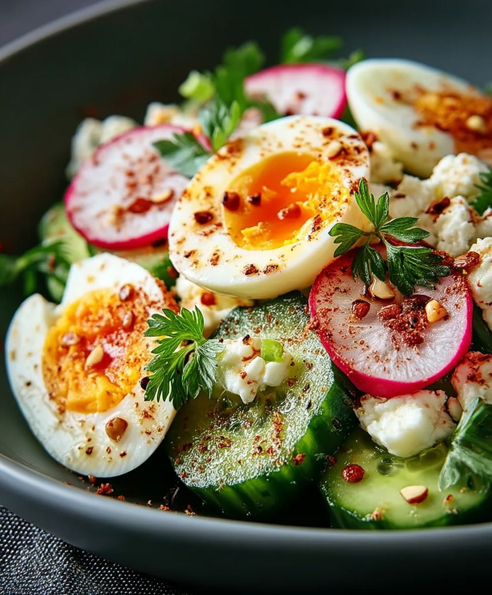 Gurkensalat Eier Radieschen Abnehmen