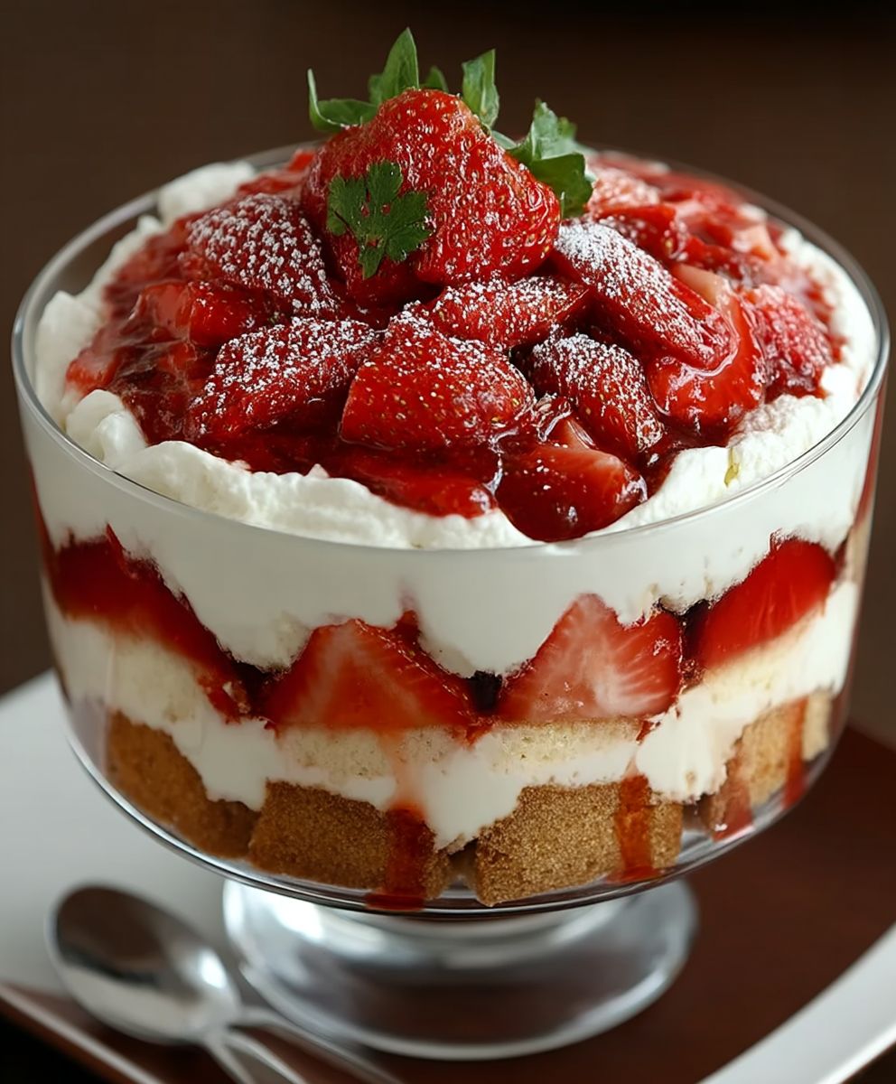 Erdbeer Tiramisu schnelles Dessert