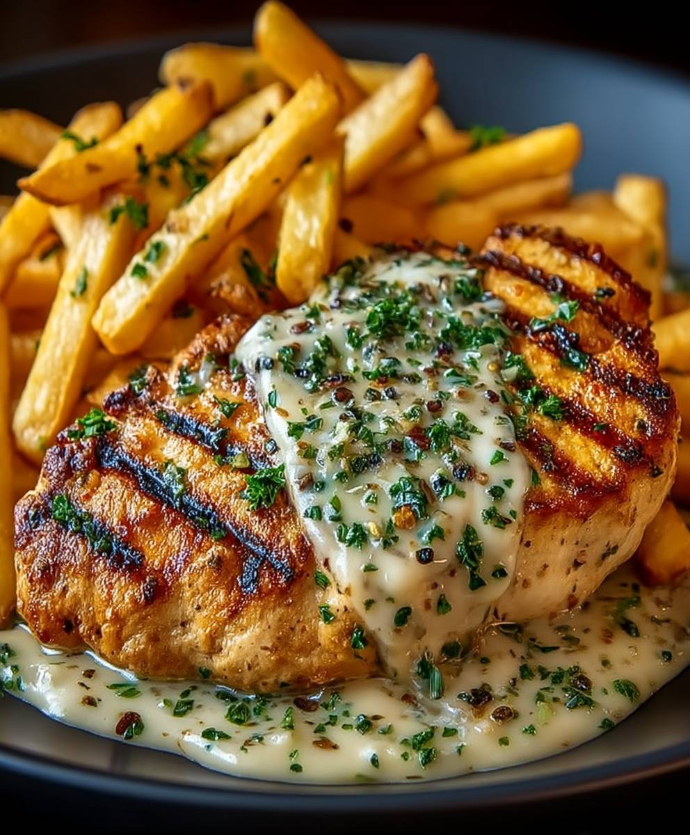 Hähnchenfilet Knoblauch Parmesan Sauce